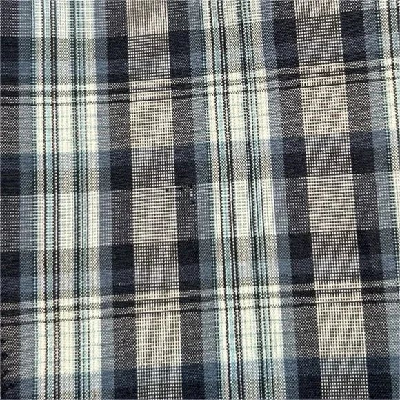 prAna Casual Short Sleeve Button Down Shirt Men's L Plaid Organic Cotton Blend - Picture 11 of 11